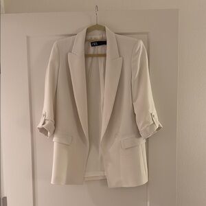 Zara Women's Cream Blazer